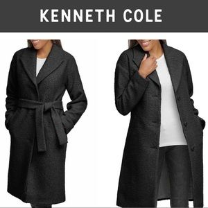 *NEW* Kenneth Cole Boucle Wrap Trench Coat